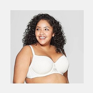 AUDEN - WOMEN'S PLUS SIZE LIGHTLY LINED BALCONETTE BRA - 40DDD